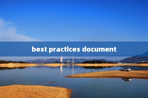 best practices document