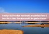 best practices for nonprofit organizations丨Best Practices for Nonprofit Organizations: A Specialists Perspective 
