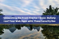 Unleashing the Front-End Fort Knox: Bulletproof Your Web Apps with These Security Best Practices 