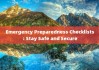 Emergency Preparedness Checklists: Stay Safe and Secure