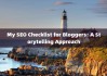 My SEO Checklist for Bloggers: A Storytelling Approach
