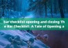 bar checklist opening and closing The Bar Checklist: A Tale of Opening and Closing