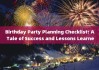 Birthday Party Planning Checklist: A Tale of Success and Lessons Learned